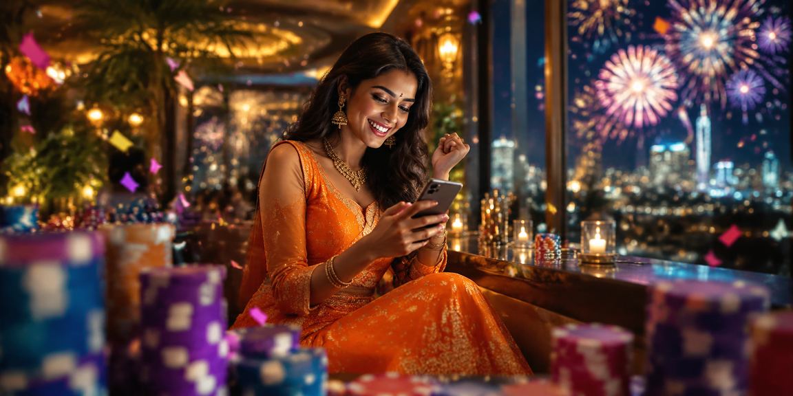 Teen Patti game lobby on mobile app in India