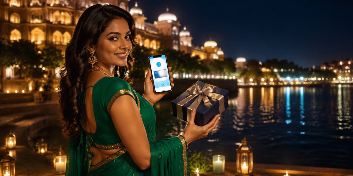 Teen Patti card game with traditional Indian elements